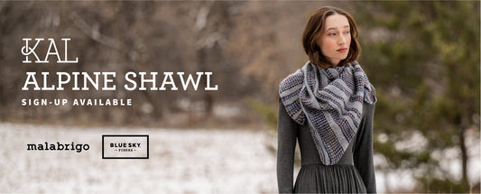 Malabrigo KAL 2025: Alpine Shawl