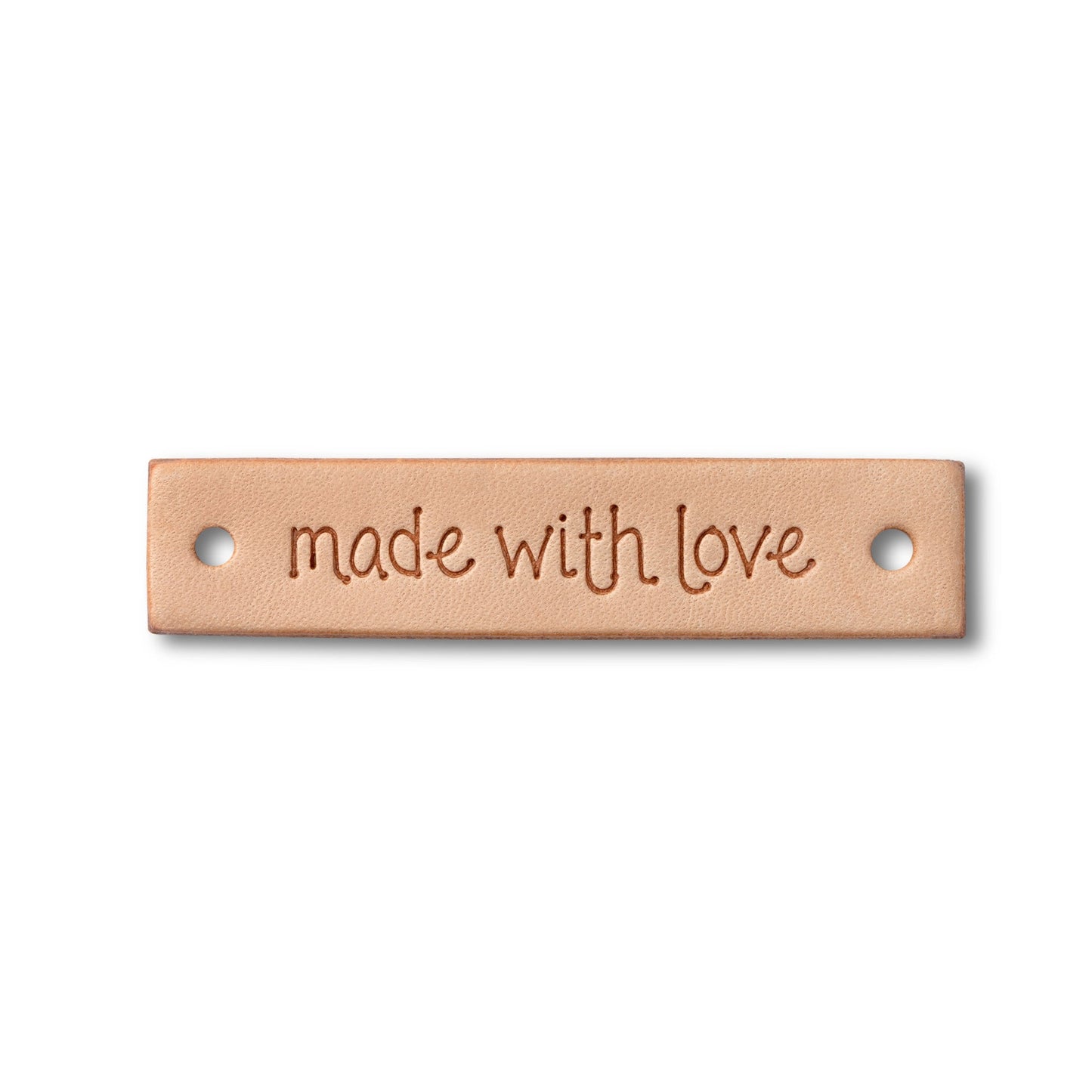 Etiqueta de cuero Prym "Made With Love" - Rectángulo