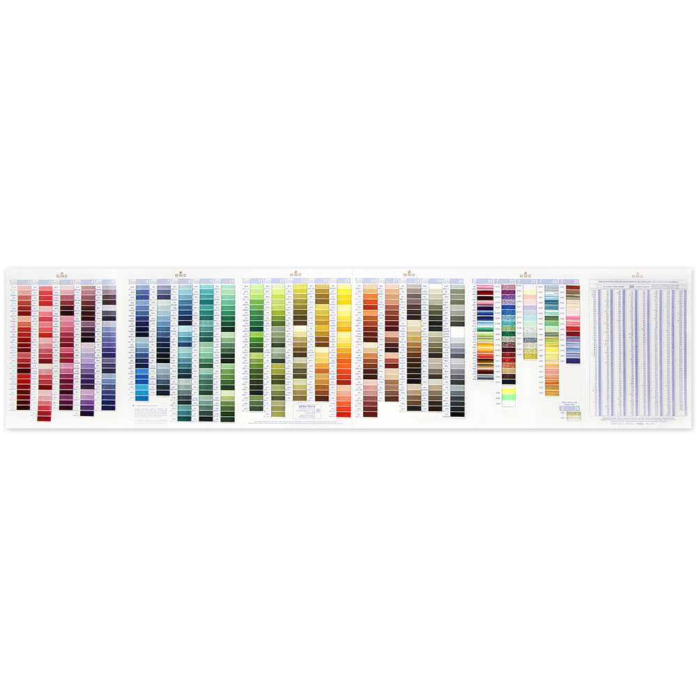 DMC Threaded Colour Card