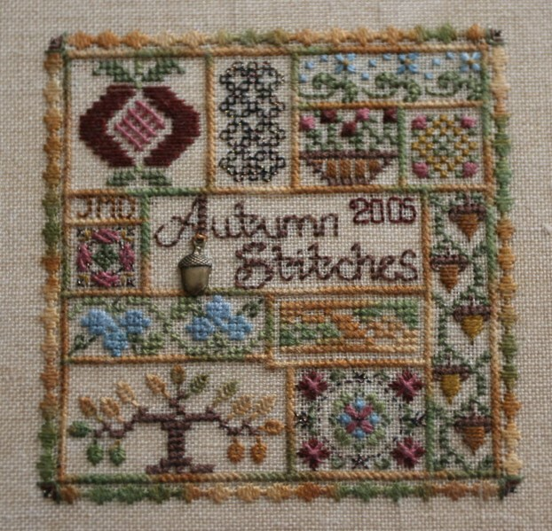 Autumn Stitches Chart Plus Embellishment Pack - Jeannette Douglas Designs