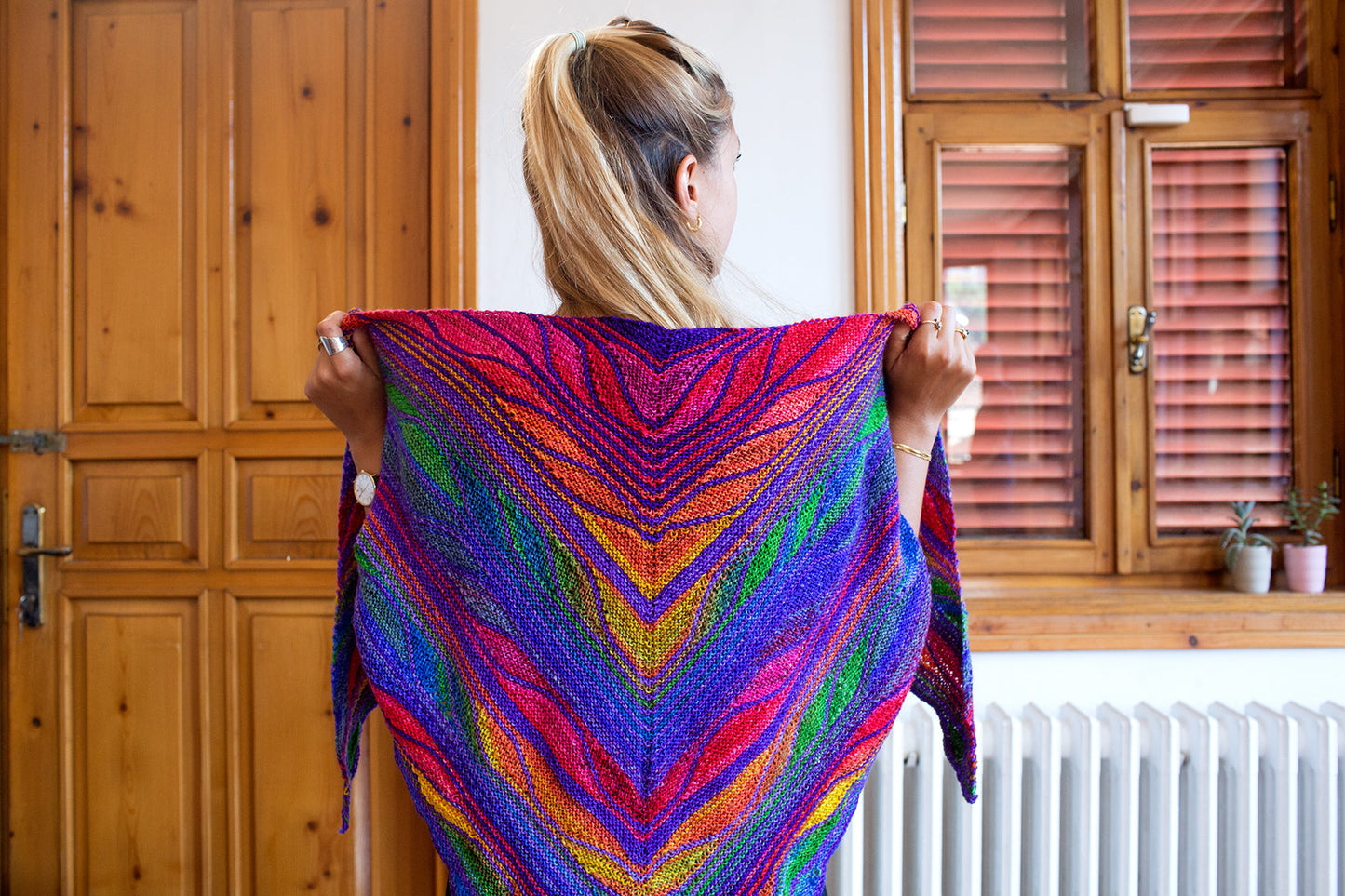 Butterfly (Papillon) Shawl Kit in Urth Uneek Fingering, Harvest Fingering, Monokrom Fingering