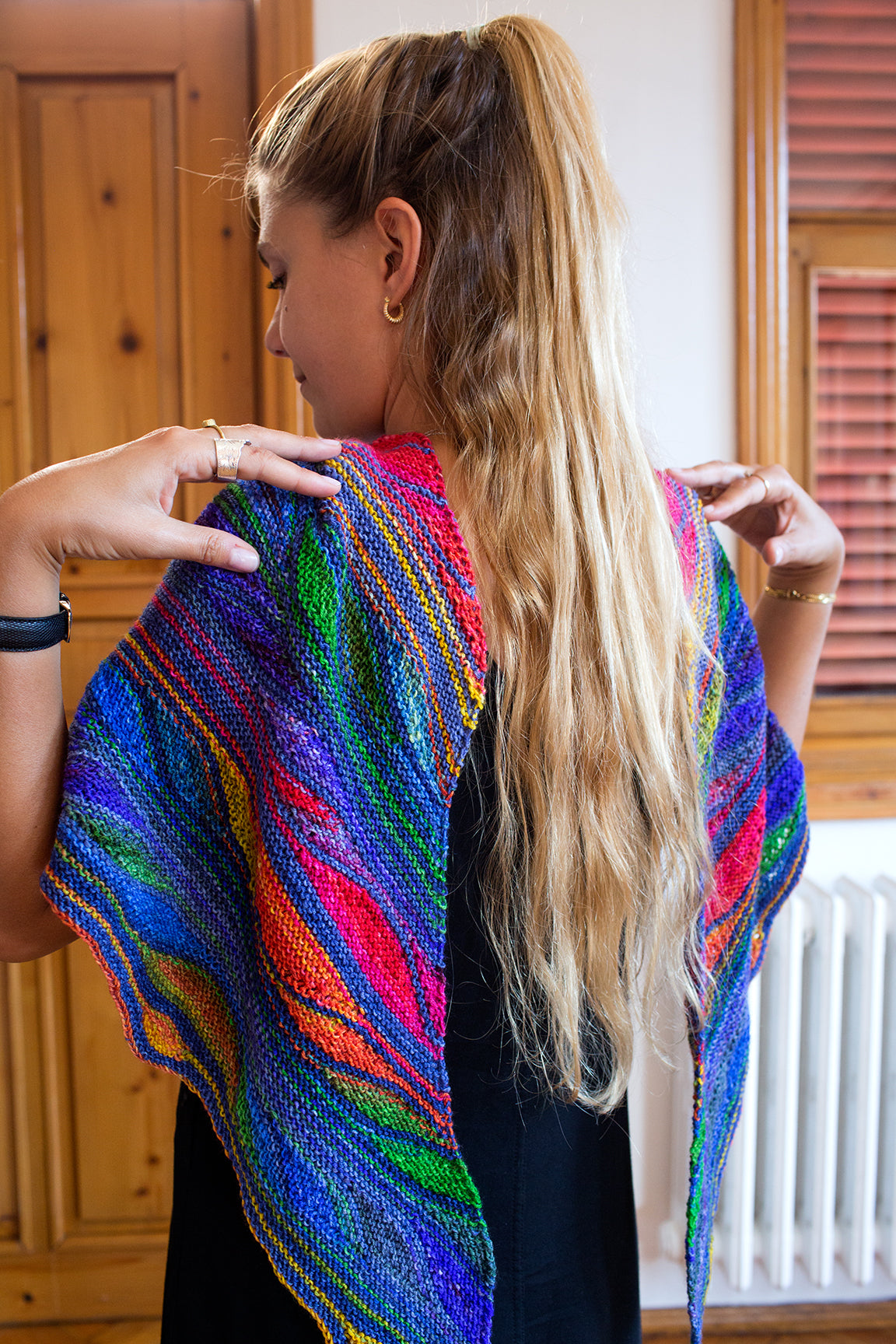 Butterfly (Papillon) Shawl Kit in Urth Uneek Fingering, Harvest Fingering, Monokrom Fingering
