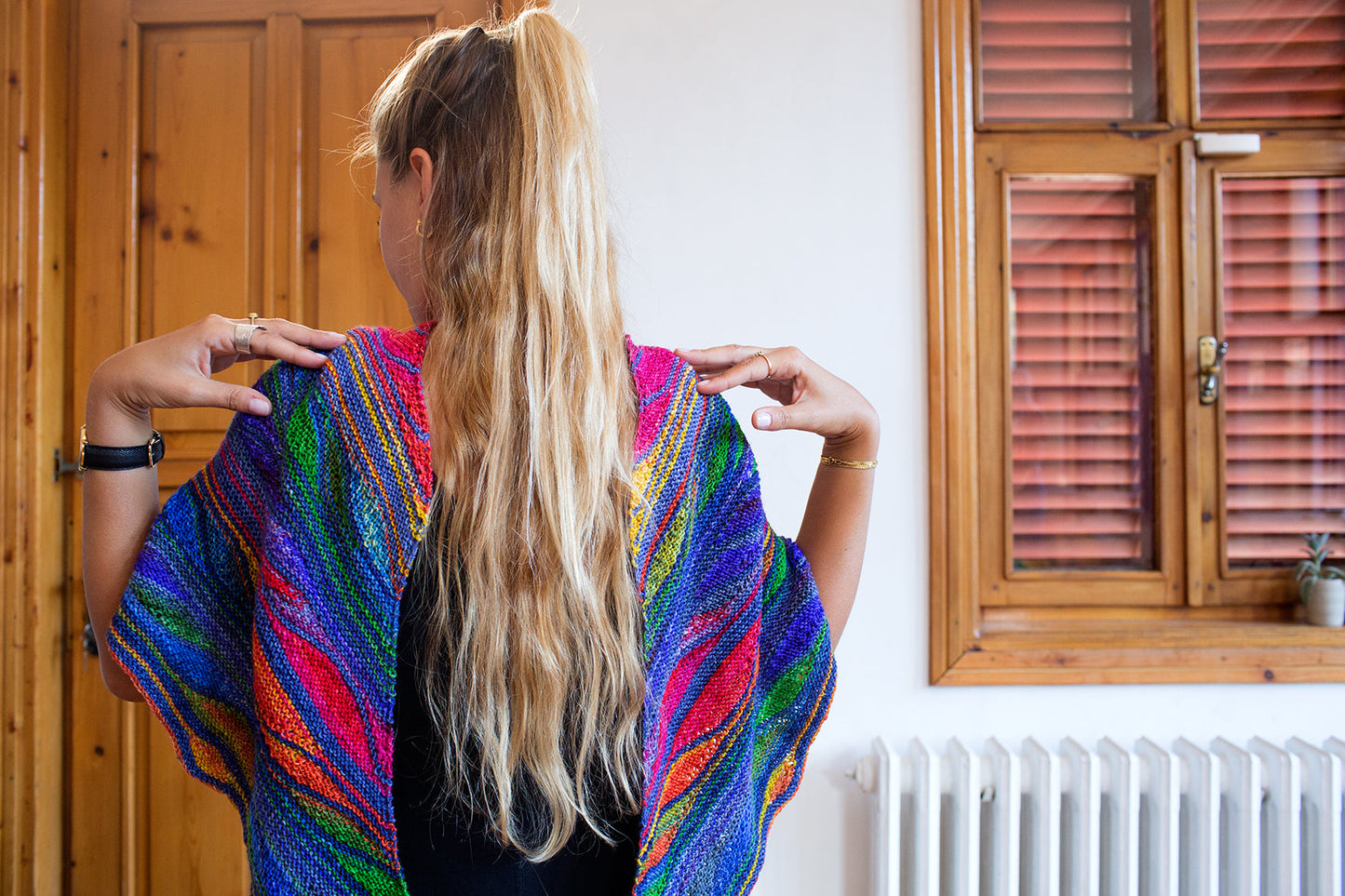 Butterfly (Papillon) Shawl Kit in Urth Uneek Fingering, Harvest Fingering, Monokrom Fingering