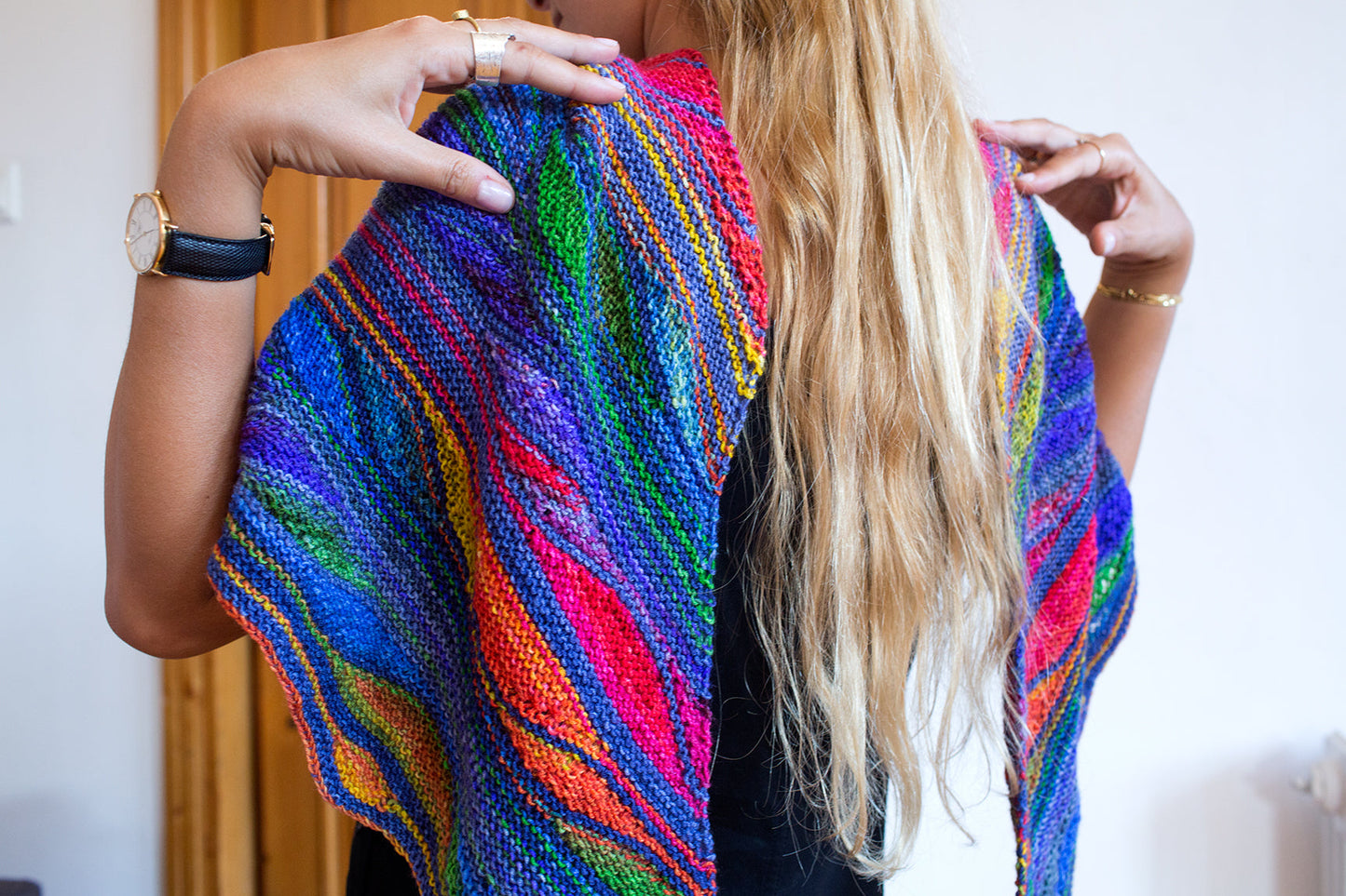 Butterfly (Papillon) Shawl Kit in Urth Uneek Fingering, Harvest Fingering, Monokrom Fingering