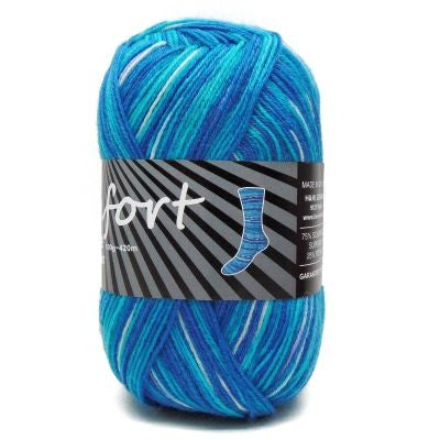 Comfort Wolle Sockenwolle 4-Ply Color