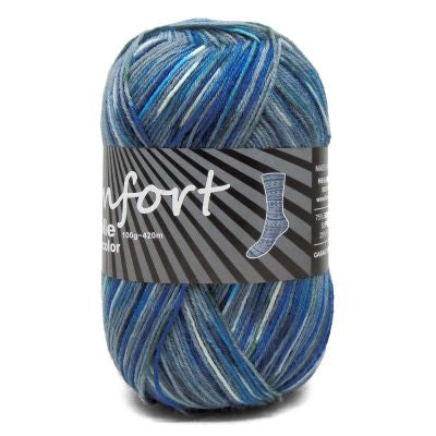 Comfort Wolle Sockenwolle 4-Ply Color