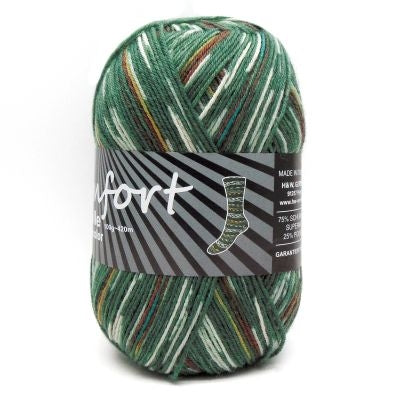 Comfort Wolle Sockenwolle 4-Ply Color