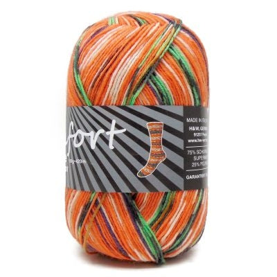 Comfort Wolle Sockenwolle 4-Ply Color