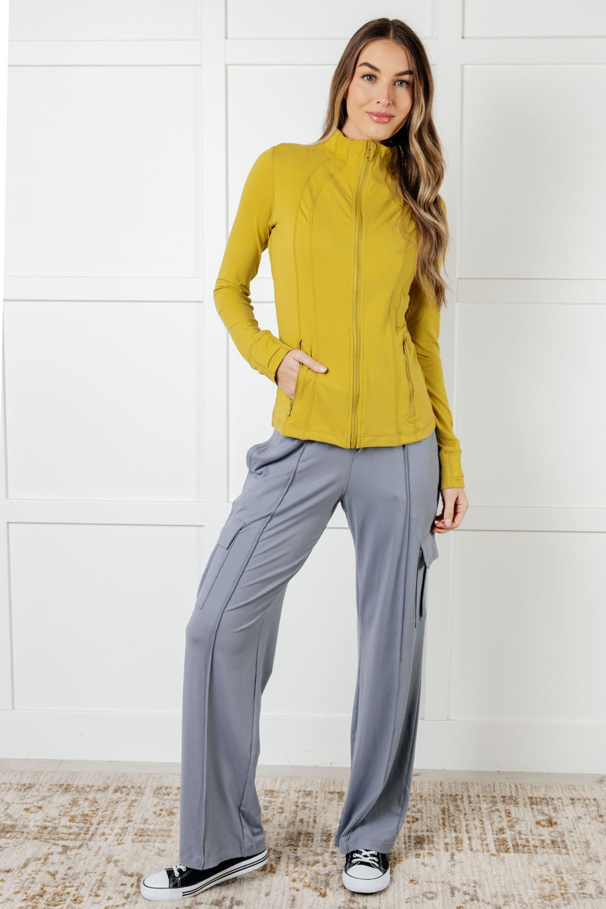 Pantalones cargo Race to Relax en gris rinoceronte
