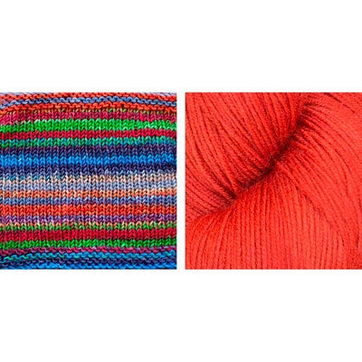 Butterfly (Papillon) Shawl Kit in Urth Uneek Fingering, Harvest Fingering, Monokrom Fingering