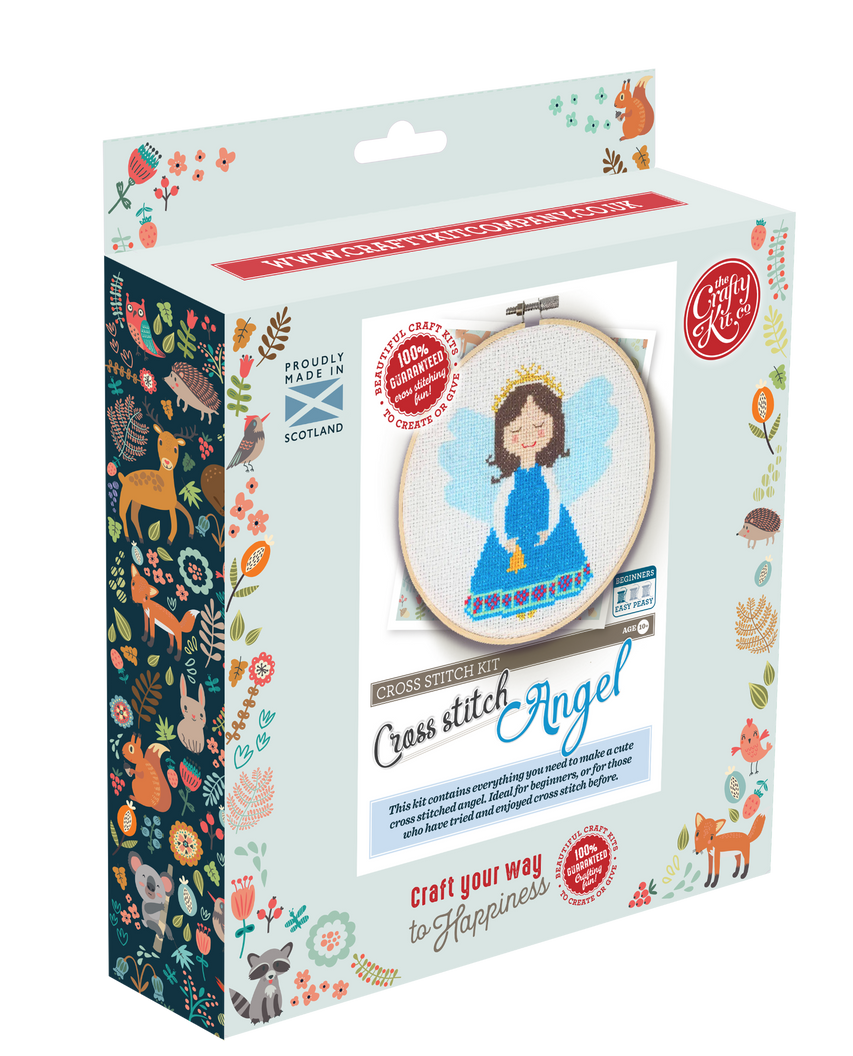 Kit de punto de cruz de ángel