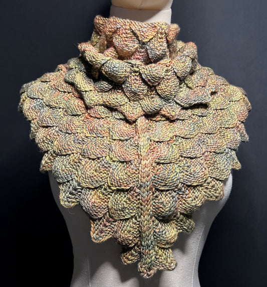 Year of the Dragon Cowl in Malabrigo Rios