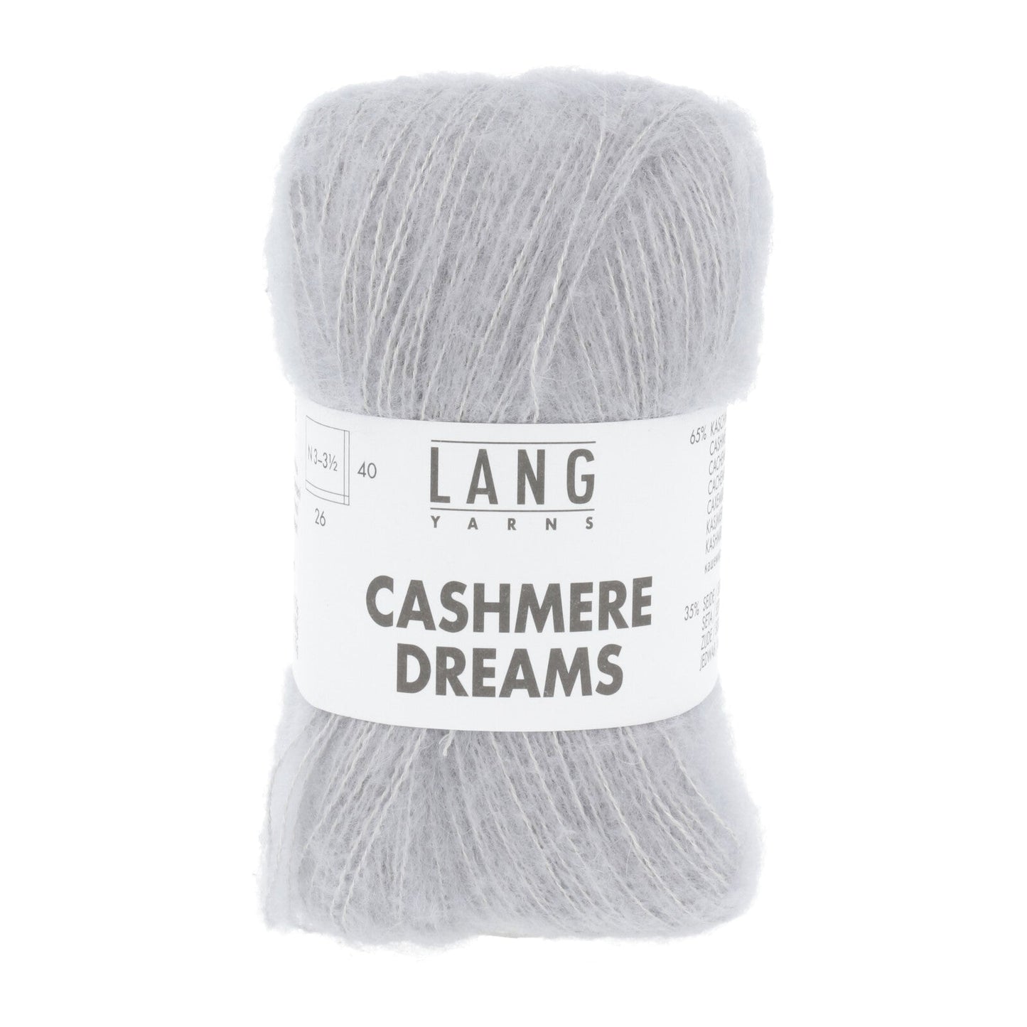 Photo of Lang Yarns Cashmere Dreams in 0023 - Silver