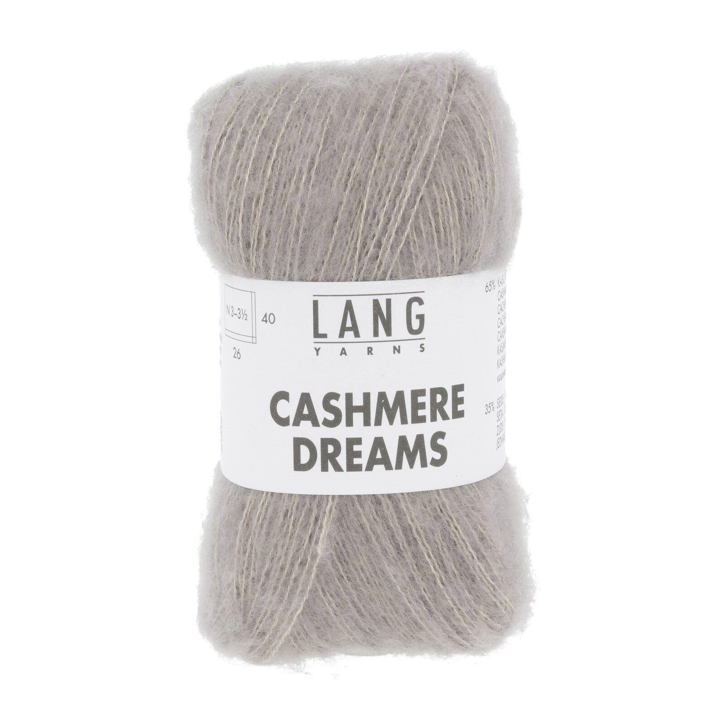 Photo of Lang Yarns Cashmere Dreams in 0026 - Taupe