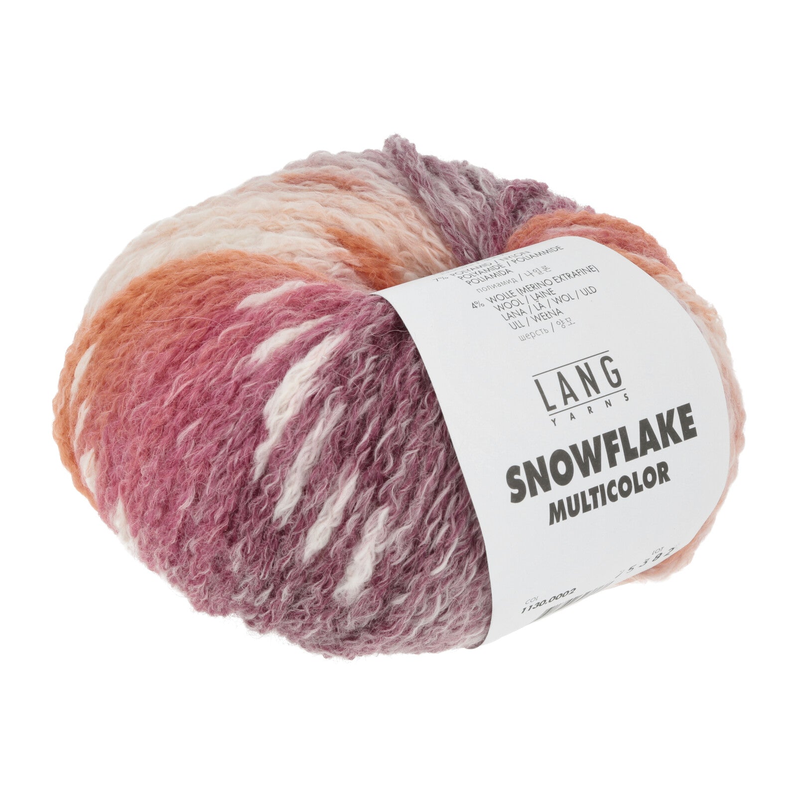 Lang Snowflake Multicolor in Rose