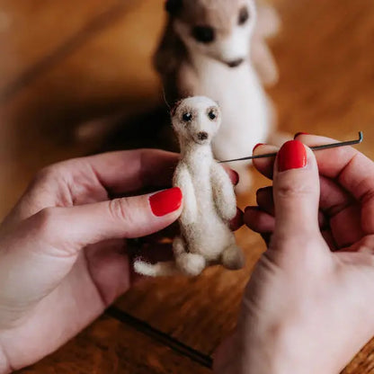 Meerkat Family Needle Felting Kit