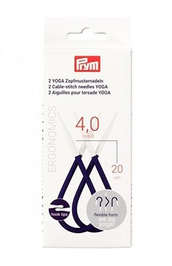 Agujas de puntada tipo cable para yoga Prym - 4,0 mm