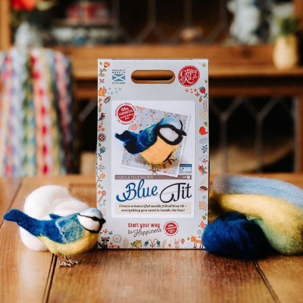 Blue Tit Needle Felting Kit