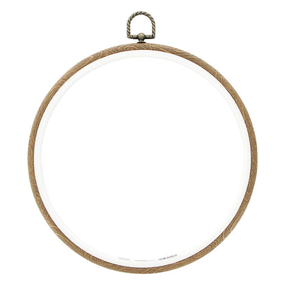 Plastic Woodgrain Round Embroidery Hoop