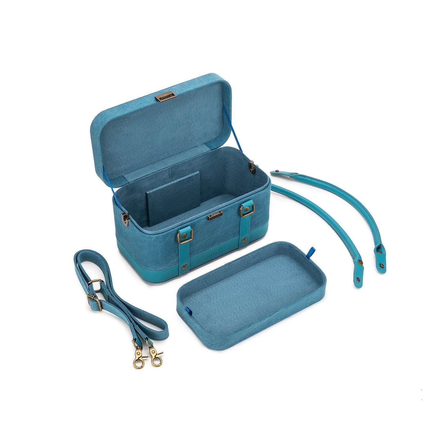 della Q Maker's Train Case - Teal