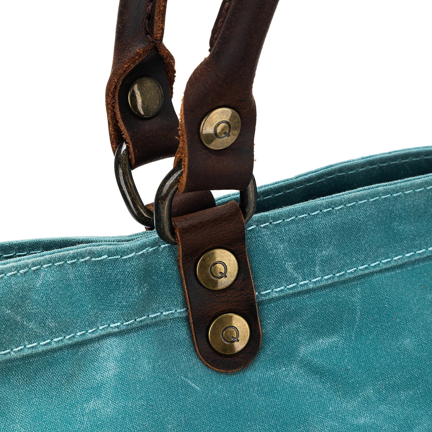 della Q Maker's Canvas Tote - Teal