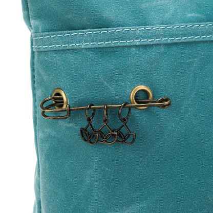 della Q Maker's Canvas Tote - Teal