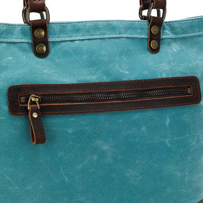 della Q Maker's Canvas Tote - Teal