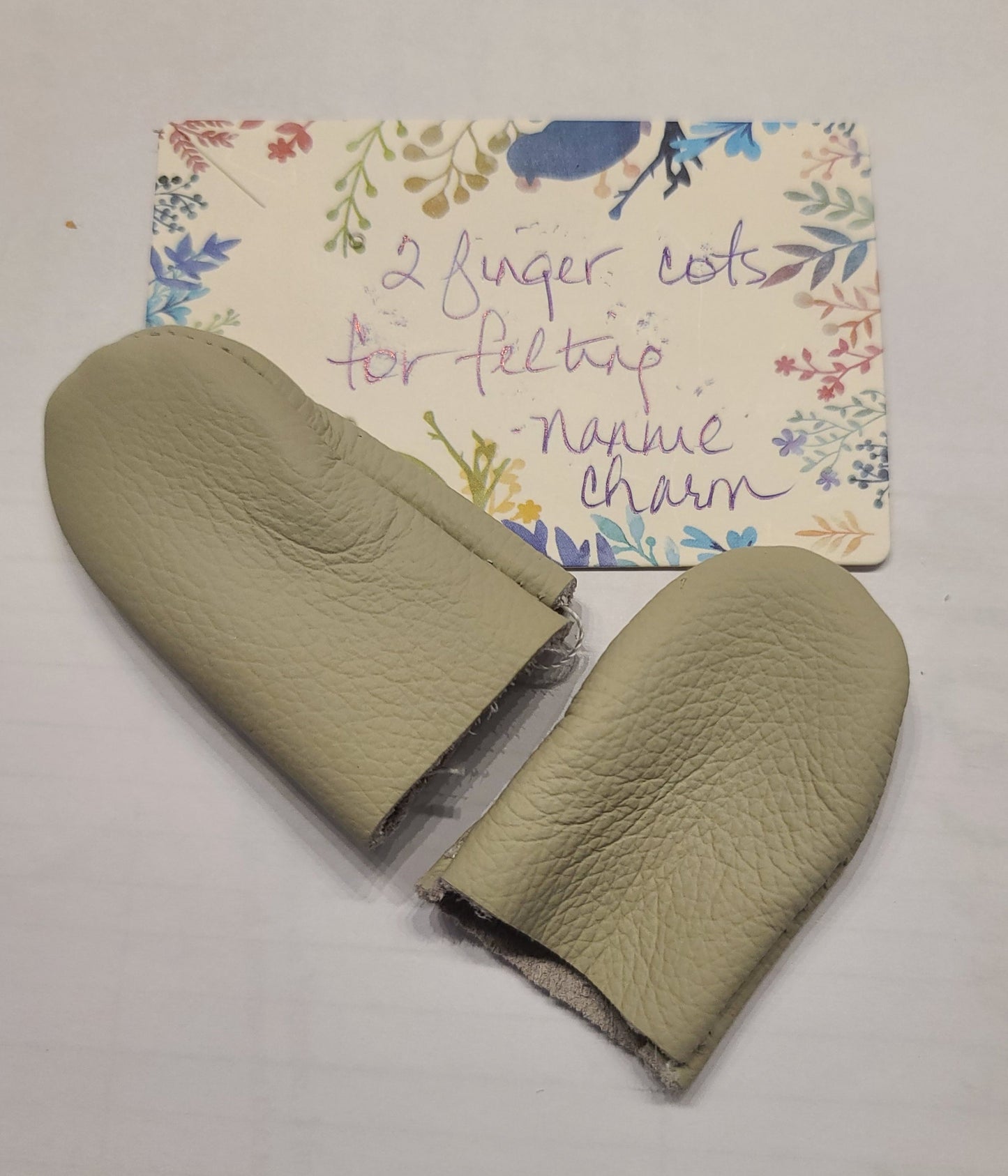 Leather Finger Cots - Nannie Charm