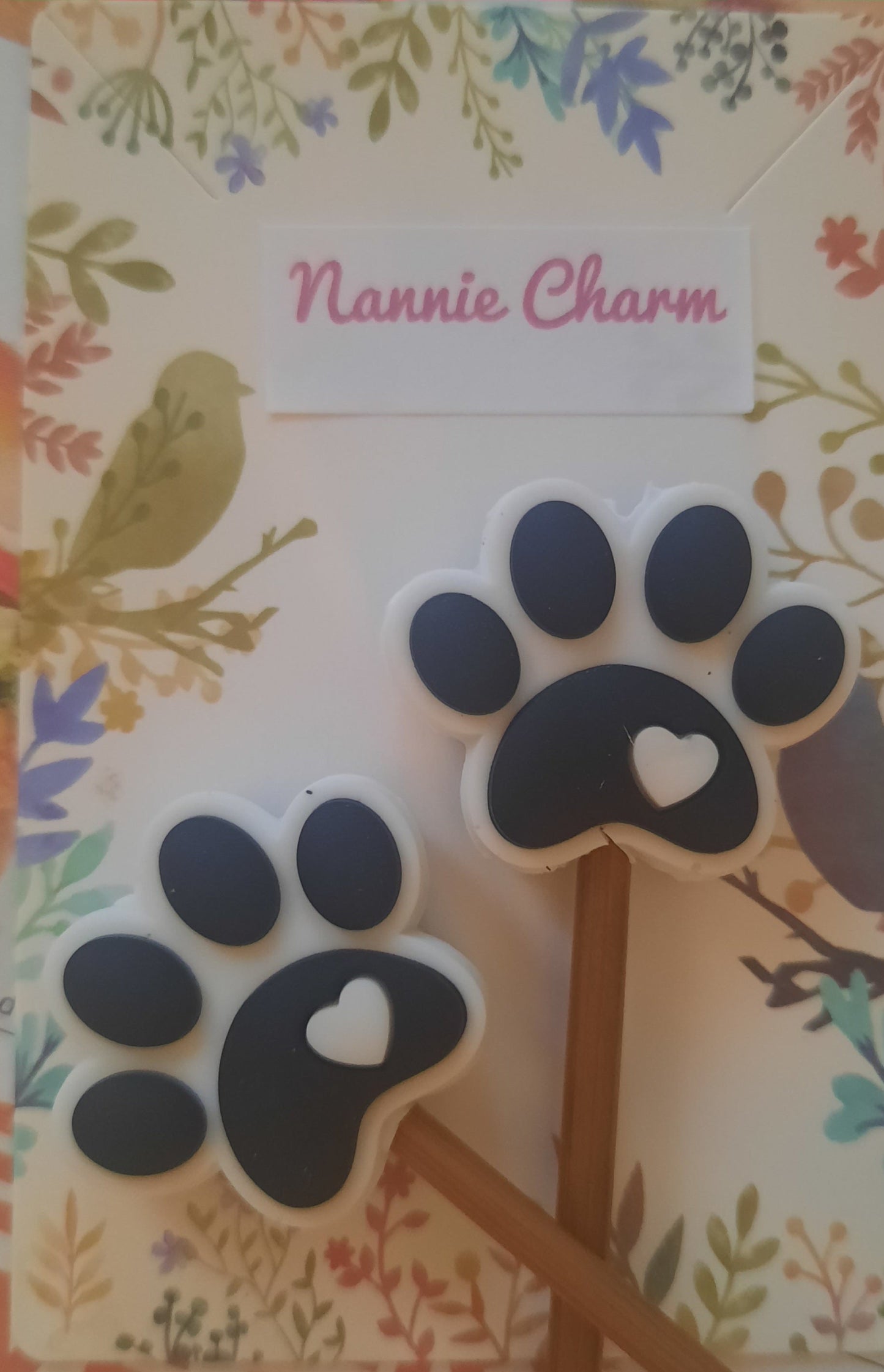 Nannie Charm * Paws * Needle Tip Protectors/Stitch Stoppers