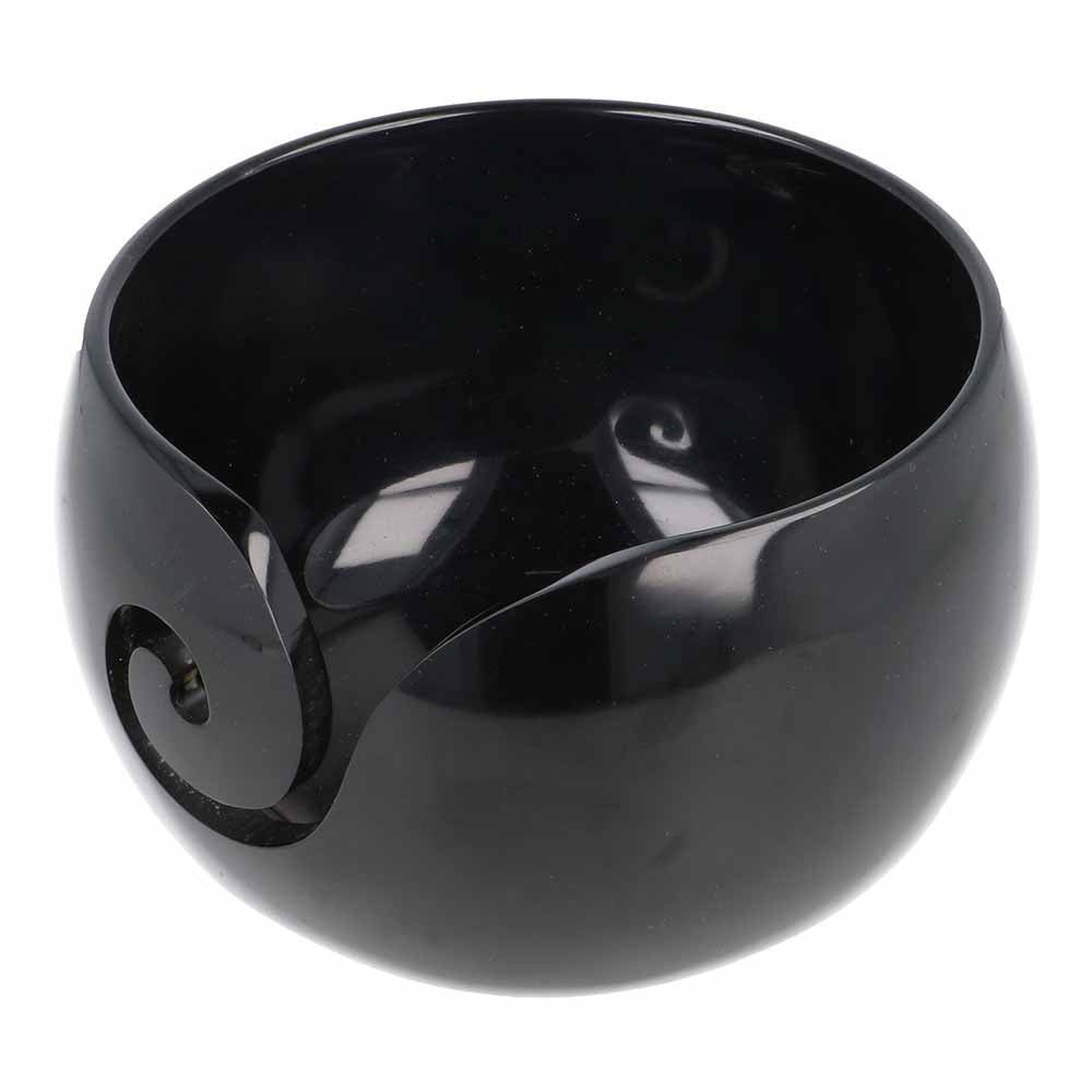 Scheepjes Yarn Bowl - Black Metallic