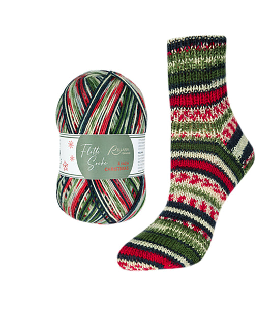 Rellana Garne Flotte Sock Christmas 4-Ply (2024)