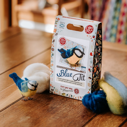 Blue Tit Needle Felting Kit