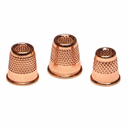 Hemline Rose Gold Metal Thimble