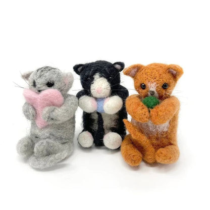 Cute Kitties Needle Felting Kit