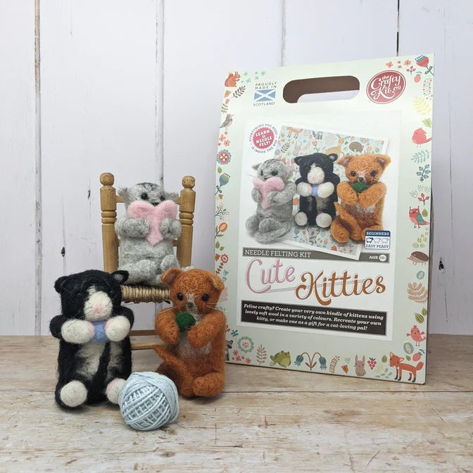 Cute Kitties Needle Felting Kit