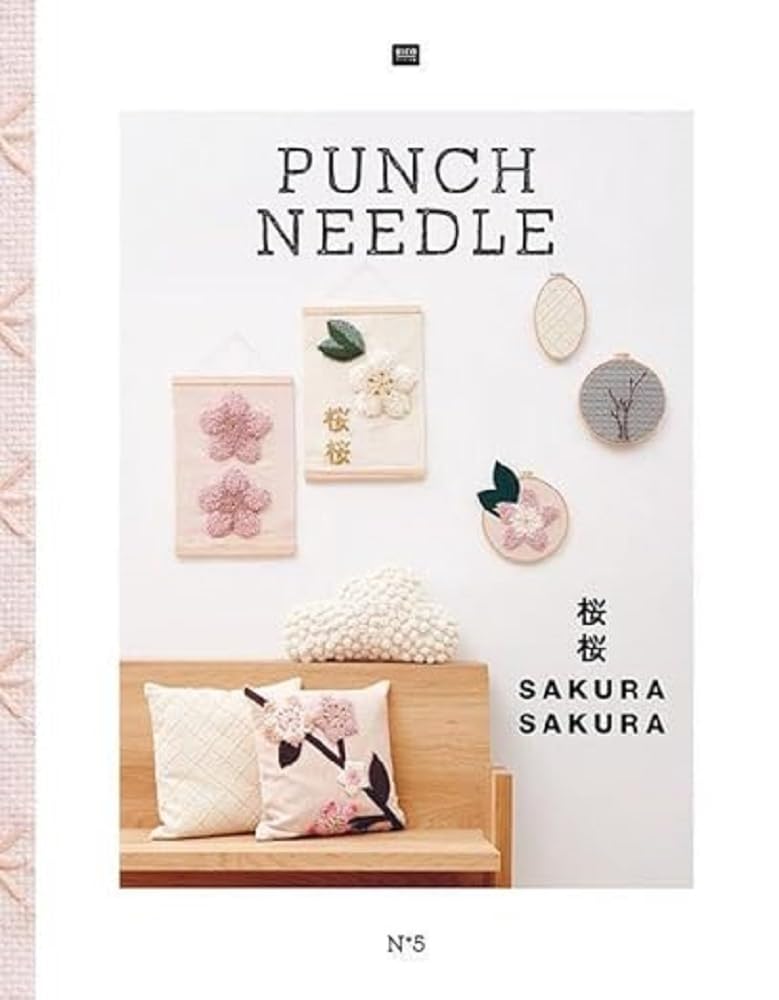 Libro 5 de Rico Punch Needle: Sakura Sakura