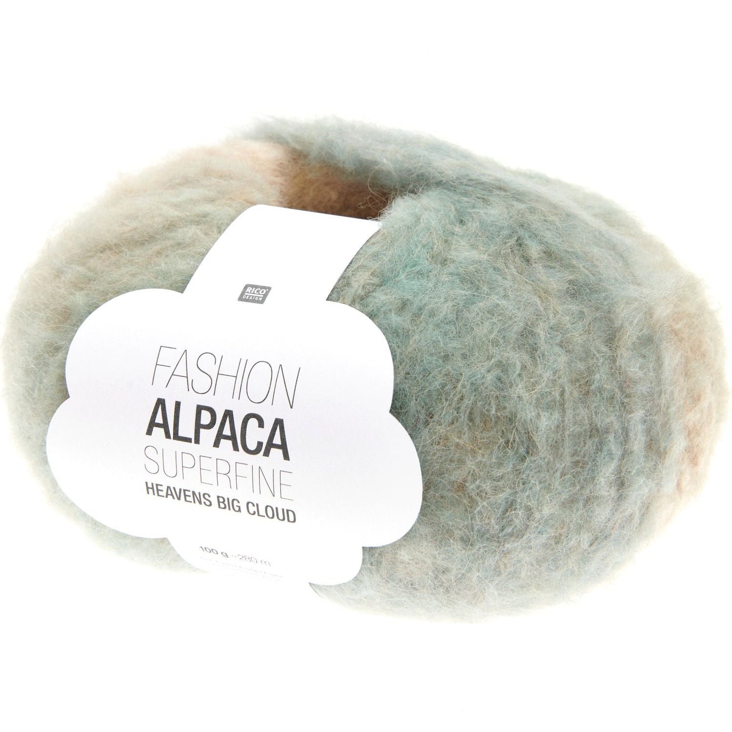 Fashion Alpaca Superfine Heavens Big Cloud in 004 - Earthy Rainbow