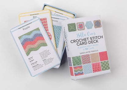 Bella Coco’s Crochet Stitch Card Deck: A pocket stitch library in 52 cards, by Sarah-Jayne Fragola