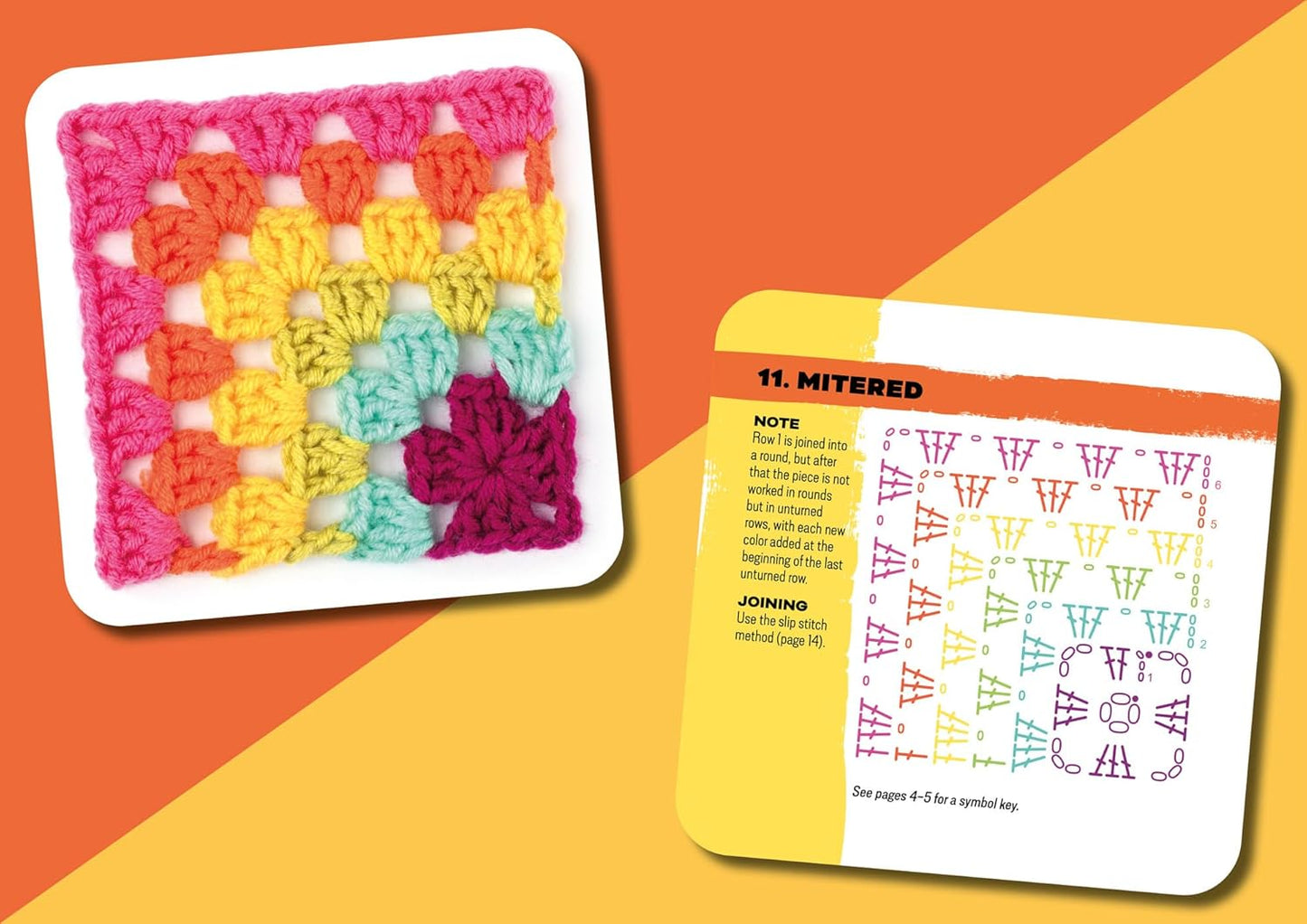 The Granny Square Card Deck: 50 mix and match designs, by Claire Montgomerie