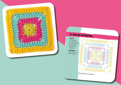 The Granny Square Card Deck: 50 mix and match designs, by Claire Montgomerie