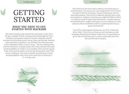 Pocket Book of Macrame: Mindful crafting for beginners, by Claire Gelder