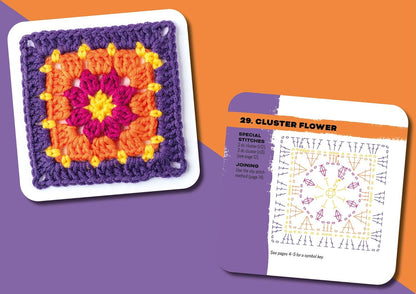 The Granny Square Card Deck: 50 mix and match designs, by Claire Montgomerie