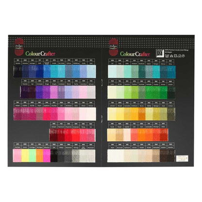 Tarjeta de muestra de color Scheepjes - Color Crafter