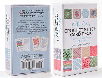 Bella Coco’s Crochet Stitch Card Deck: A pocket stitch library in 52 cards, by Sarah-Jayne Fragola