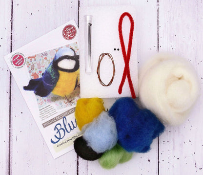 Blue Tit Needle Felting Kit