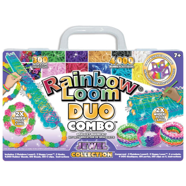 Kit combinado de dos hilos Rainbow Loom