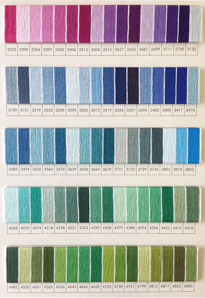 Presencia Embroidery Floss Colours 0001-6999