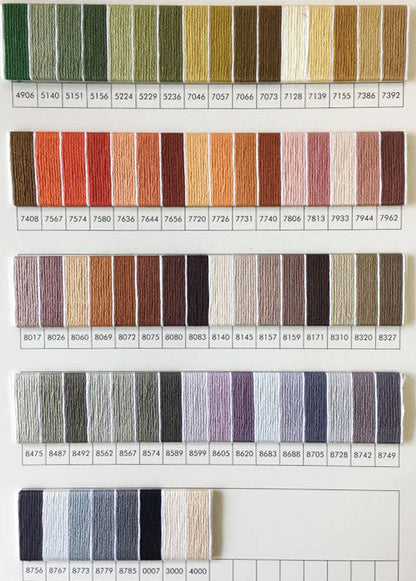 Presencia Embroidery Floss Colours 0001-6999