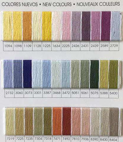 Presencia Embroidery Floss Colours 7000-8785