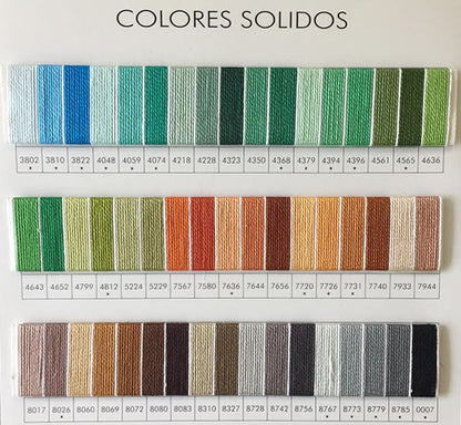 Presencia Algodón Perlado Talla 5 Colores Sólidos